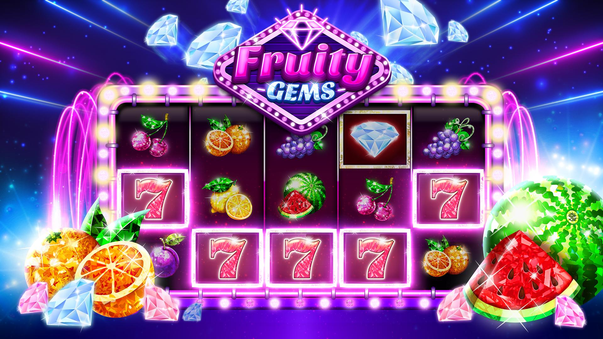 Pantalla de slot con frutas